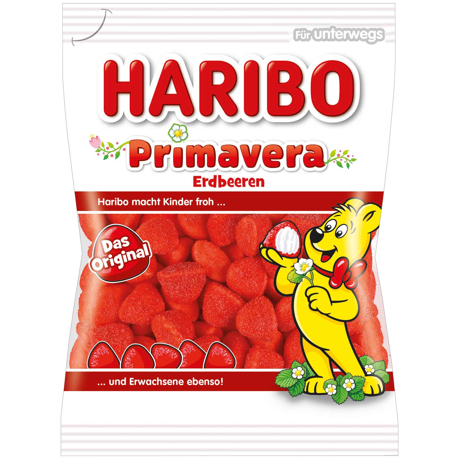 Haribo Primavera Erdbeeren (Germany): Small 100g