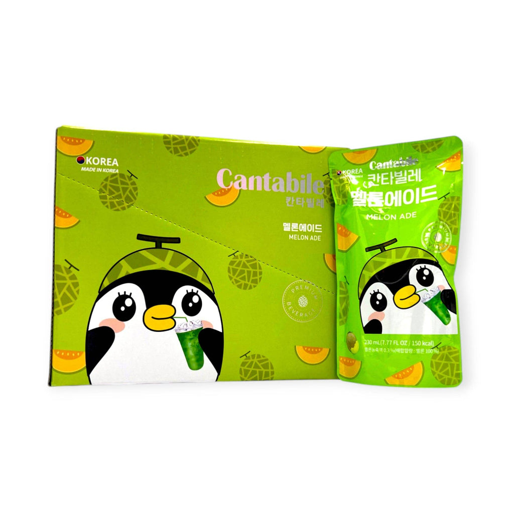 Cantabile Melon Ade Pouch Drink pack of 10x230ml (Korea)