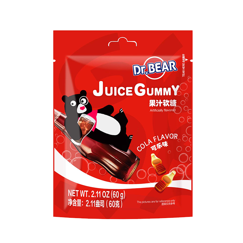 Dr. Bear Cola Flavor Juicy Gummy 10pck (China)